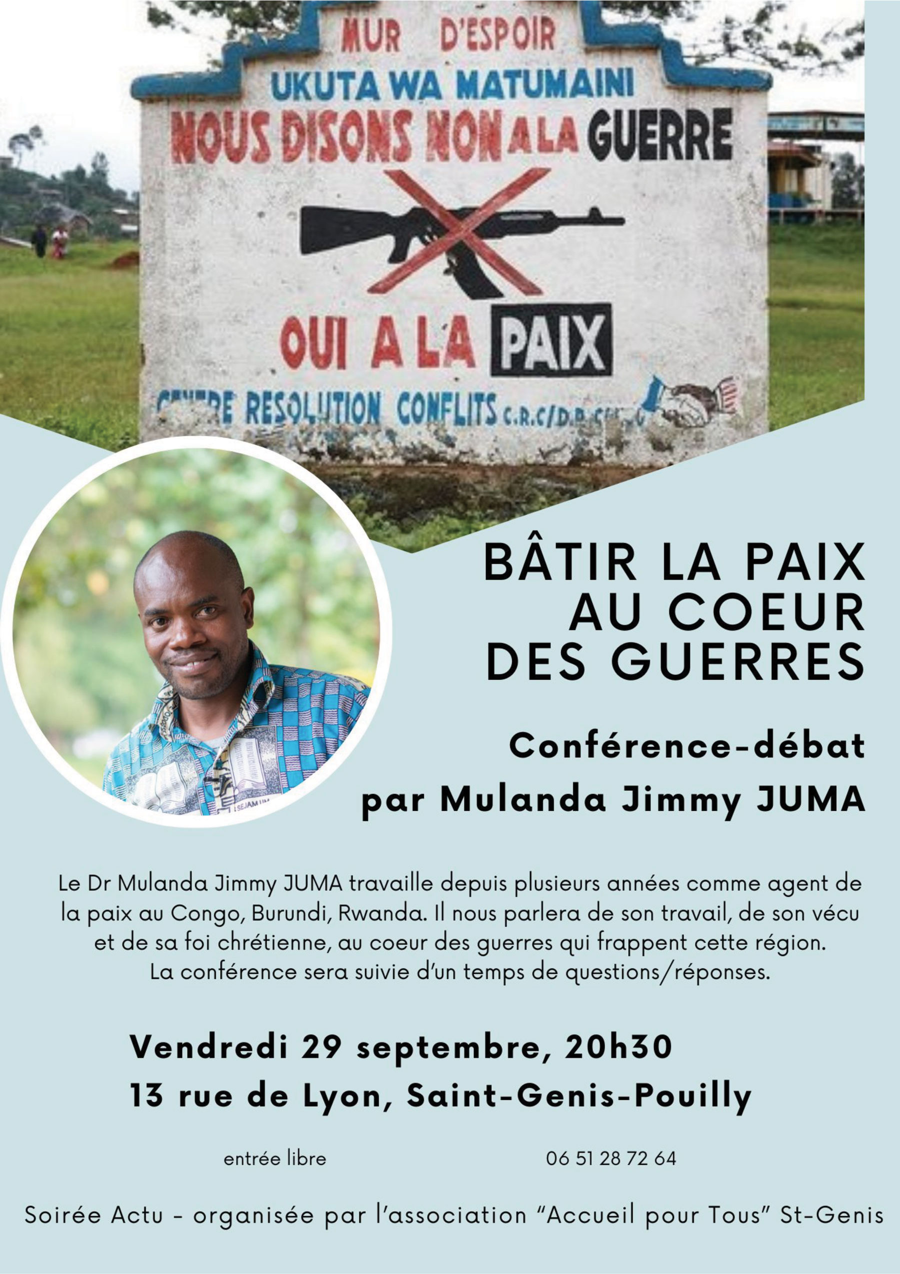 Conférence-débat  par Mulanda Jimmy JUMA